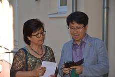 Pfarrer Kang und Frau Jorda