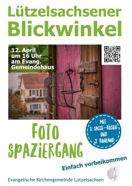 Plakat für Fotospaziergang